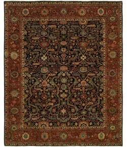 Harounian Antique Heriz Blue - Red 121 9 ft. X 12 ft. Rectangle Rug