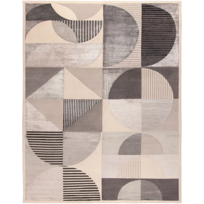 Harounian Coco Ivory - Silver 11816-G 8 ft. X 10 ft. Rectangle Rug