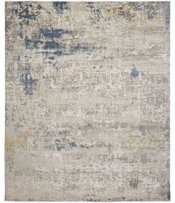 Harounian Fantasy Grey - Blue FA-632 9 ft. X 12 ft. Rectangle Rug