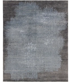 Harounian Fusion Slate-Blue US-06 6 ft. X 9 ft. Rectangle Rug