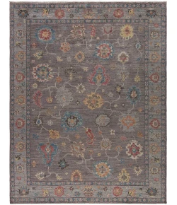 Harounian Majestic Oushak Plum-Grey MAJ-103 9 ft. X 12 ft. Rectangle Rug