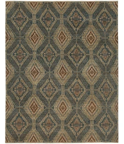 Harounian Metropolis Blue METR-501 9 ft. X 12 ft. Rectangle Rug