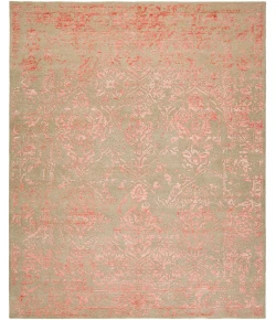 Harounian Mystique Grey - Pink MY-6048 9 ft. X 12 ft. Rectangle Rug