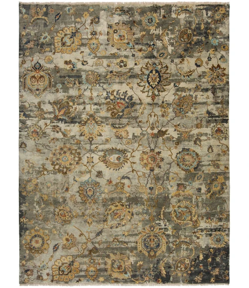 Harounian Premia Grey PR-10 9 ft. X 12 ft. Rectangle Rug