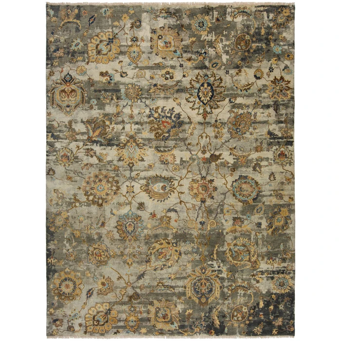 Harounian Premia Grey PR-10 10 ft. X 14 ft. Rectangle Rug