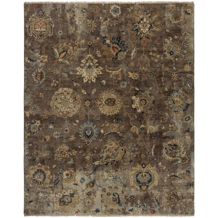 Harounian Premia Brown PR-11 10 ft. X 14 ft. Rectangle Rug