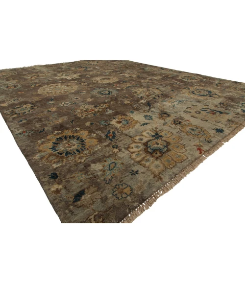 Harounian Premia Brown PR-11 9 ft. X 12 ft. Rectangle Rug
