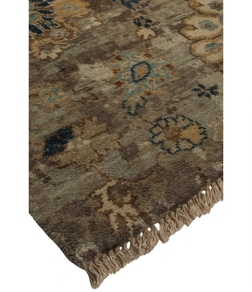 Harounian Premia Brown PR-11 9 ft. X 12 ft. Rectangle Rug