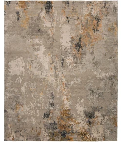 Harounian Rosewood Grey - Rust RO-21407 10 ft. X 14 ft. Rectangle Rug