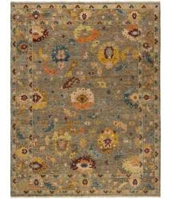 Harounian Splendid Brown - Mutli INA002 9 ft. X 12 ft. Rectangle Rug