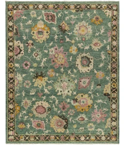 Harounian Splendid Emerald - Mutli INA006 8 ft. X 10 ft. Rectangle Rug