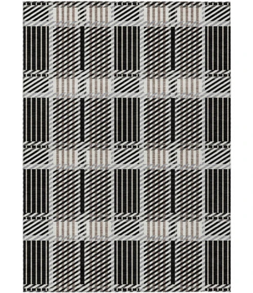 Addison Rugs Chantille Black ACN1000 9ft. x 12ft. Rect. Rug
