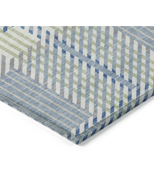 Addison Rugs Chantille Blue ACN1000 9ft. x 12ft. Rect. Rug