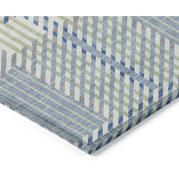 Addison Rugs Chantille Blue ACN1000 8ft. x 10ft. Rect. Rug