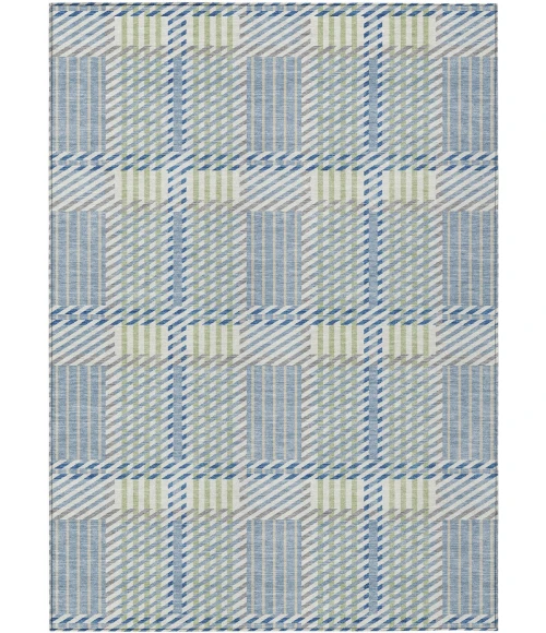 Addison Rugs Chantille Blue ACN1000 9ft. x 12ft. Rect. Rug