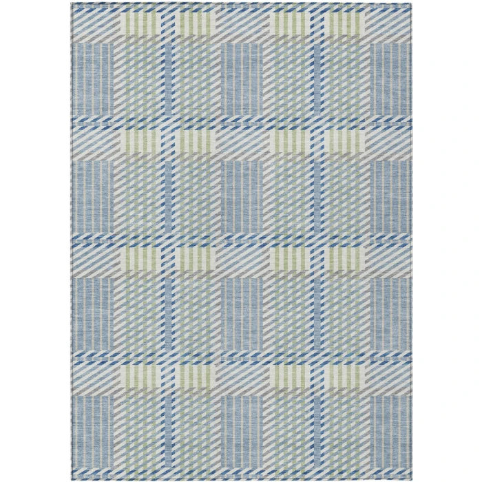 Addison Rugs Chantille Blue ACN1000 8ft. x 10ft. Rect. Rug