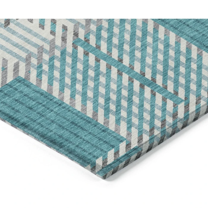 Addison Rugs Chantille Teal ACN1000 8ft. x 10ft. Rect. Rug