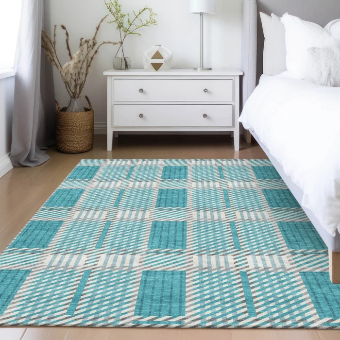 Addison Rugs Chantille Teal ACN1000 8ft. x 10ft. Rect. Rug