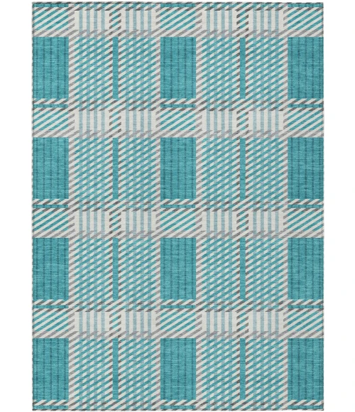 Addison Rugs Chantille Teal ACN1000 9ft. x 12ft. Rect. Rug