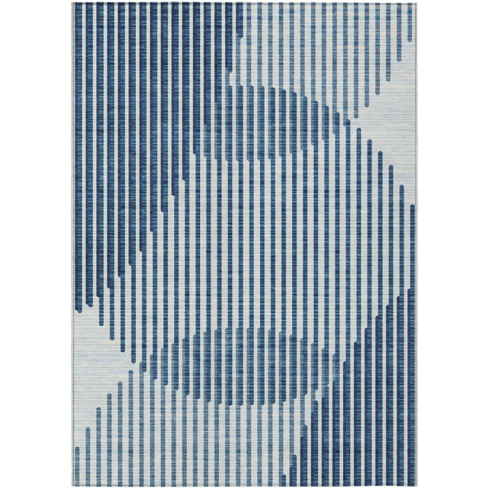 Addison Rugs Chantille Blue ACN1001 5ft. x 7ft.6in. Rect. Rug