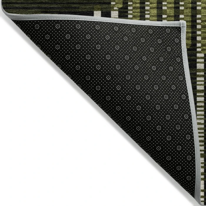 Addison Rugs Chantille Green ACN1001 5ft. x 7ft.6in. Rect. Rug