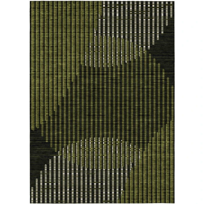 Addison Rugs Chantille Green ACN1001 5ft. x 7ft.6in. Rect. Rug