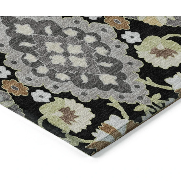 Addison Rugs Chantille Black ACN1002 9ft. x 12ft. Rect. Rug