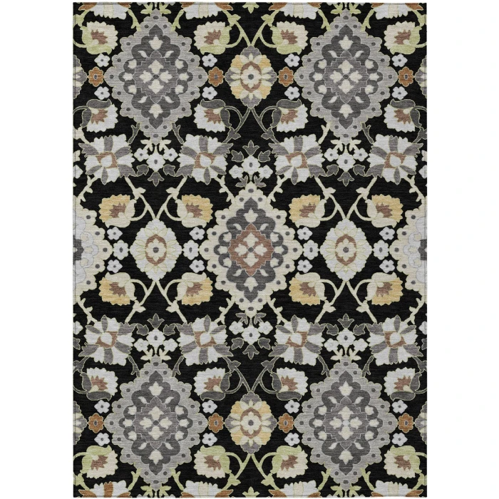 Addison Rugs Chantille Black ACN1002 9ft. x 12ft. Rect. Rug
