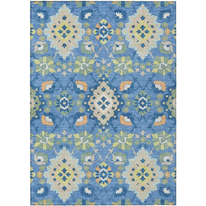 Addison Rugs Chantille Blue ACN1002 5ft. x 7ft.6in. Rect. Rug