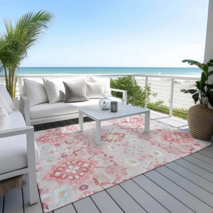 Addison Rugs Chantille Pink ACN1002 9ft. x 12ft. Rect. Rug
