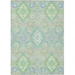 Addison Rugs Chantille Green ACN1002 5ft. x 7ft.6in. Rect. Rug