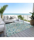 Addison Rugs Chantille Teal ACN1002 5ft. x 7ft.6in. Rect. Rug