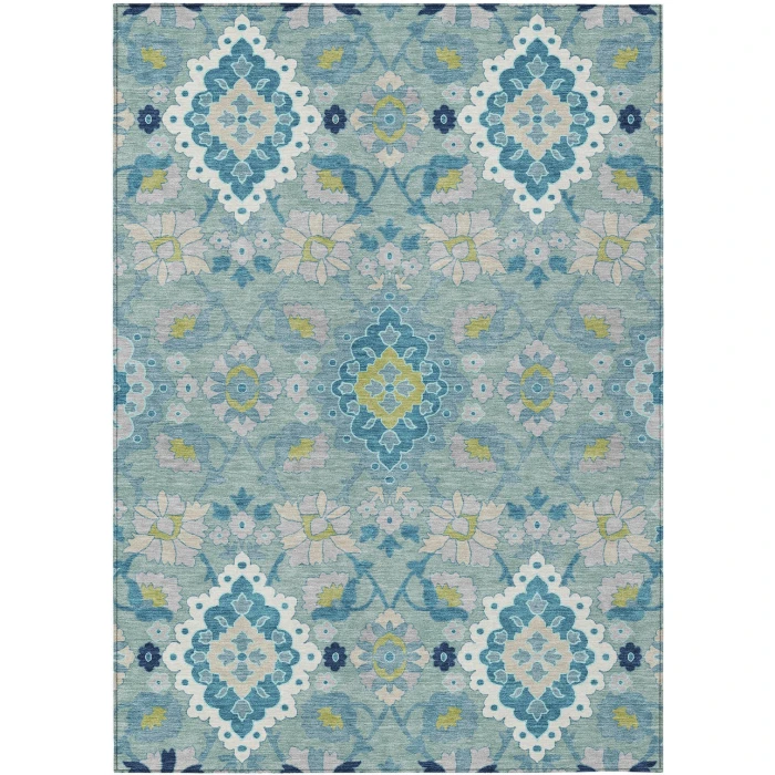 Addison Rugs Chantille Teal ACN1002 8ft. x 10ft. Rect. Rug