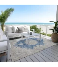 Addison Rugs Chantille Blue ACN1003 9ft. x 12ft. Rect. Rug