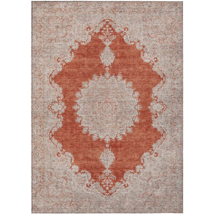 Addison Rugs Chantille Orange ACN1003 9ft. x 12ft. Rect. Rug