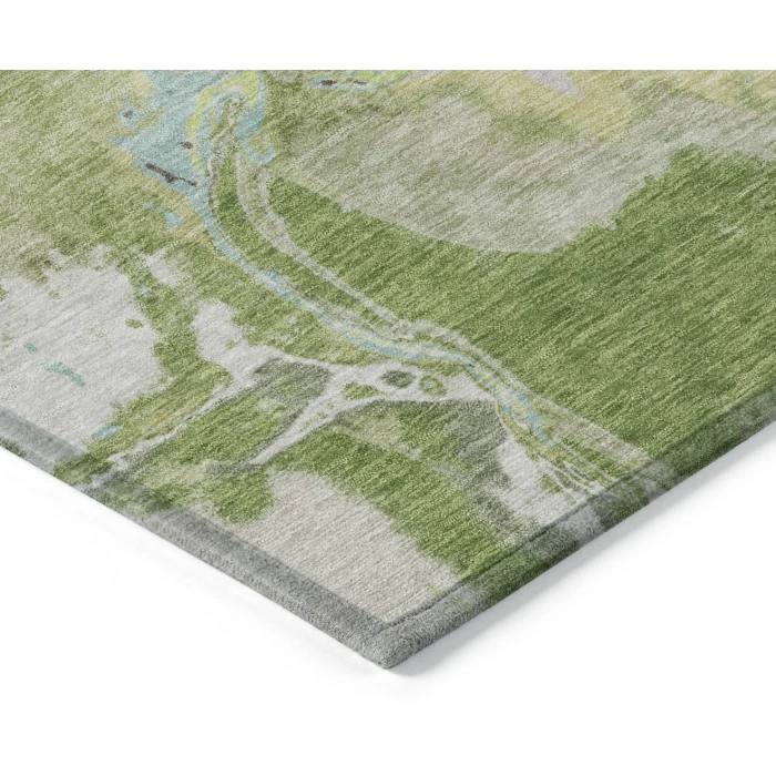Addison Rugs Chantille Green ACN1005 5ft. x 7ft.6in. Rect. Rug