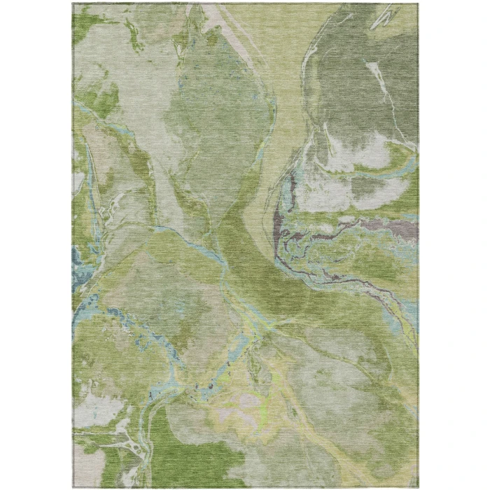 Addison Rugs Chantille Green ACN1005 5ft. x 7ft.6in. Rect. Rug