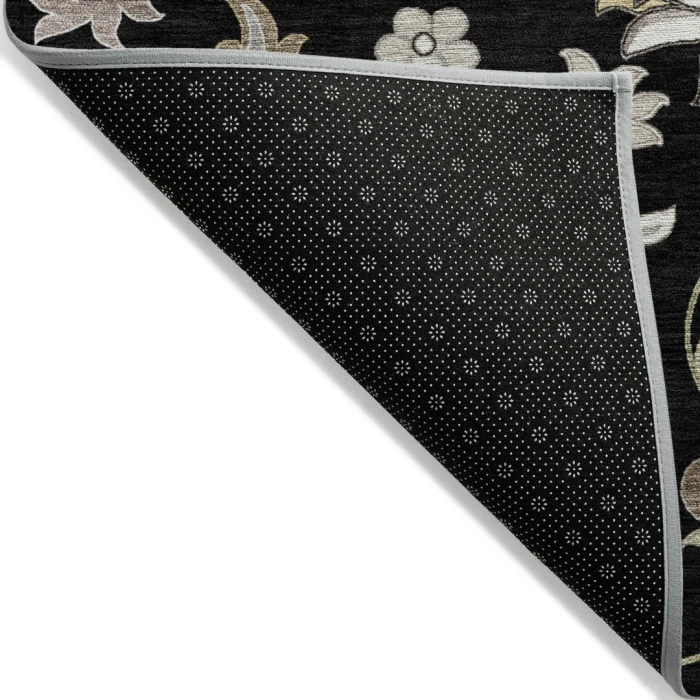Addison Rugs Chantille Black ACN1006 5ft. x 7ft.6in. Rect. Rug