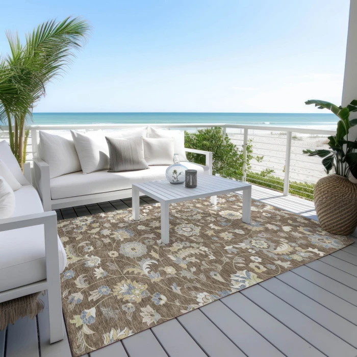 Addison Rugs Chantille Brown ACN1006 5ft. x 7ft.6in. Rect. Rug