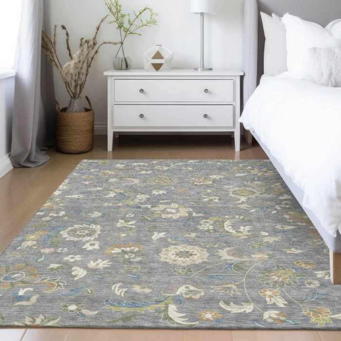 Addison Rugs Chantille Gray ACN1006 5ft. x 7ft.6in. Rect. Rug