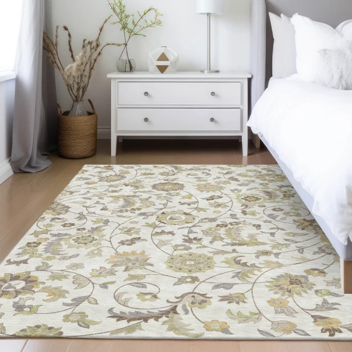 Addison Rugs Chantille Ivory ACN1006 5ft. x 7ft.6in. Rect. Rug