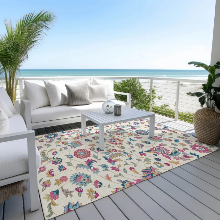 Addison Rugs Chantille Ivory ACN1006 5ft. x 7ft.6in. Rect. Rug