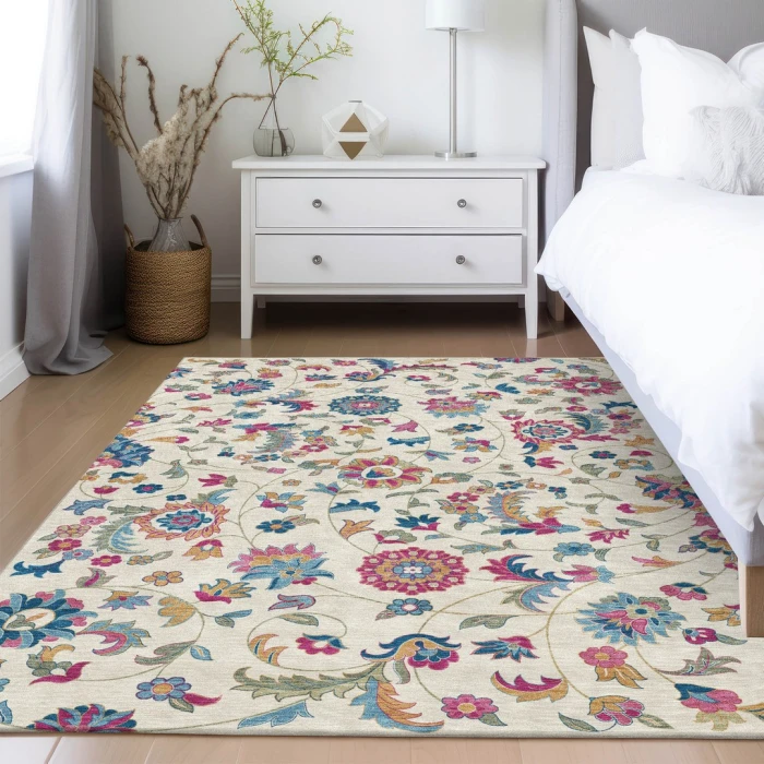Addison Rugs Chantille Ivory ACN1006 5ft. x 7ft.6in. Rect. Rug