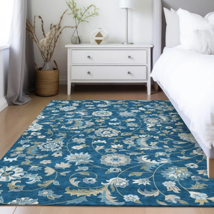 Addison Rugs Chantille Blue ACN1006 5ft. x 7ft.6in. Rect. Rug