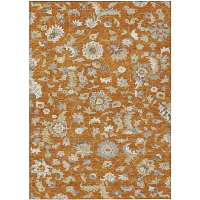 Addison Rugs Chantille Orange ACN1006 5ft. x 7ft.6in. Rect. Rug