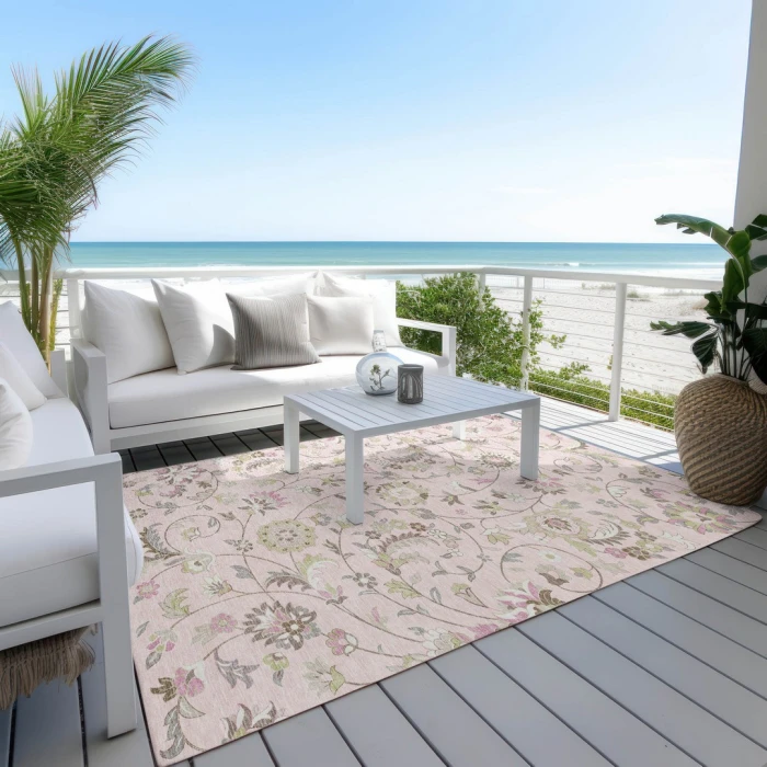 Addison Rugs Chantille Pink ACN1006 5ft. x 7ft.6in. Rect. Rug