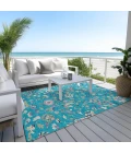 Addison Rugs Chantille Teal ACN1006 5ft. x 7ft.6in. Rect. Rug