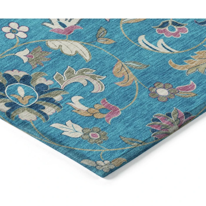 Addison Rugs Chantille Teal ACN1006 5ft. x 7ft.6in. Rect. Rug