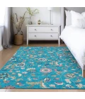Addison Rugs Chantille Teal ACN1006 5ft. x 7ft.6in. Rect. Rug