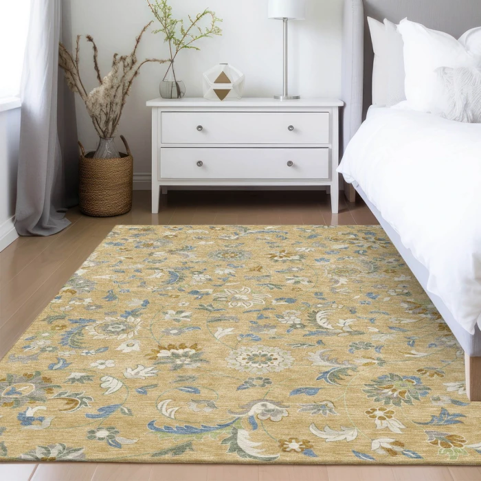 Addison Rugs Chantille Gold ACN1006 5ft. x 7ft.6in. Rect. Rug